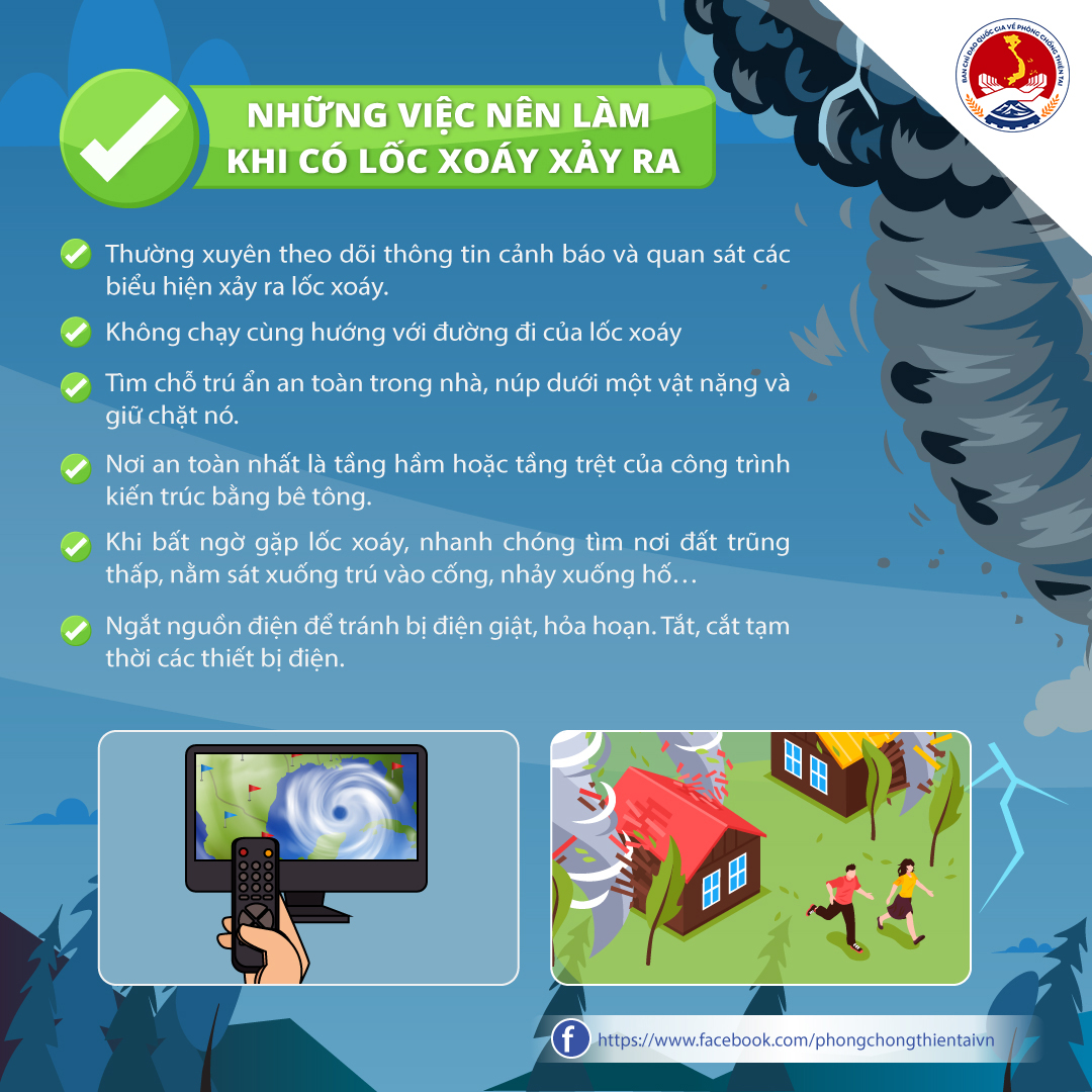 Chủ động phòng tránh lốc xoáy và gió giật | UBND Xã Thạnh Mỹ Tây